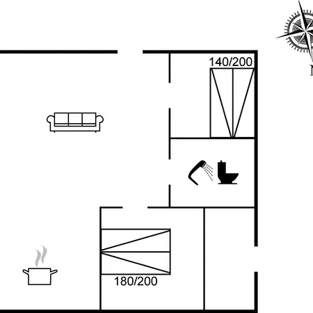 Сasa de vacaciones Majbritt - 50m From The Sea By Interhome